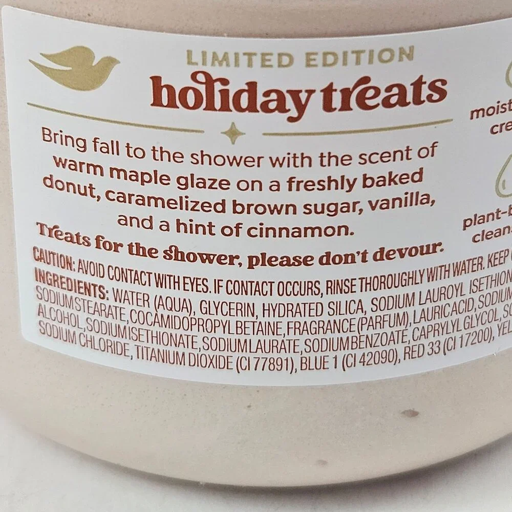 Dove Body Scrub Maple Glazed Donut Limited Edition 15 oz Holiday Treats - Picture 6 of 10